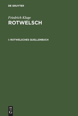 Rotwelsches Quellenbuch