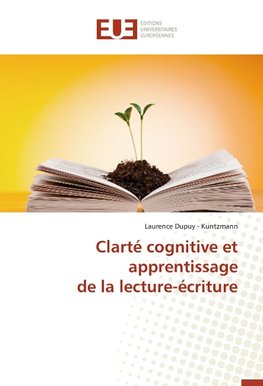 Clarté cognitive et apprentissage de la lecture-écriture