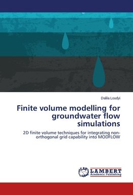 Finite volume modelling for groundwater flow simulations