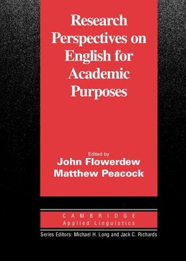 Research Perspectives on English for Academic Purposes