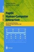 Haptic Human-Computer Interaction