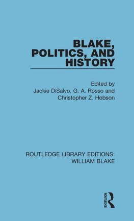 Blake, Politics, and History