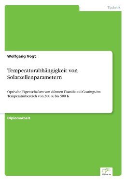 Temperaturabhängigkeit von  Solarzellenparametern