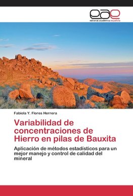 Variabilidad de concentraciones de Hierro en pilas de Bauxita