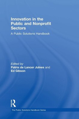 Innovation in the Public and Nonprofit Sectors