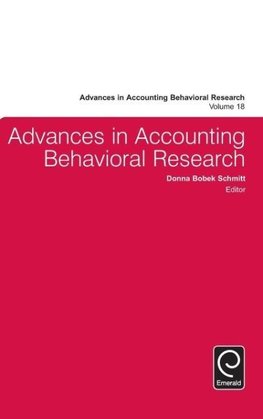 Advances in Accounting Behavioral Research