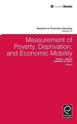 Measurement of Poverty, Deprivation, and Social Exclusion