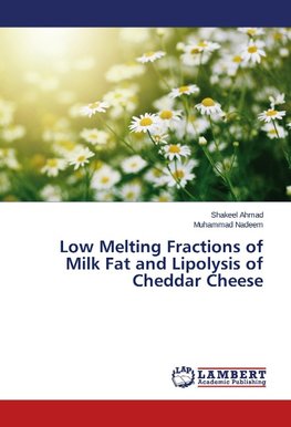 Low Melting Fractions of Milk Fat and Lipolysis of Cheddar Cheese