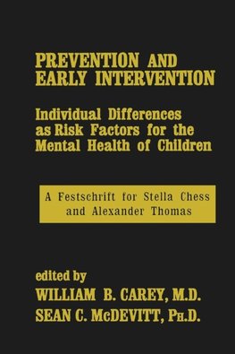 Prevention And Early Intervention