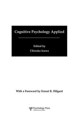 Izawa, C: Cognitive Psychology Applied