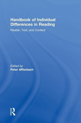 Handbook of Individual Differences in Reading