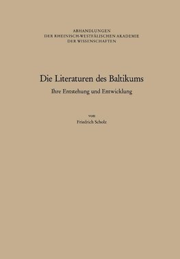 Die Literaturen des Baltikums