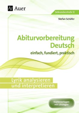 Lyrik analysieren und interpretieren