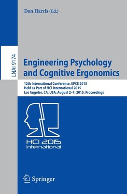 Engineering Psychology and Cognitive Ergonomics