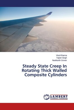 Steady State Creep In Rotating Thick Walled Composite Cylinders