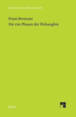 Die vier Phasen der Philosophie und ihr augenblicklicher Stand