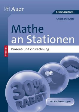 Mathe an Stationen Prozent- und Zinsrechnung