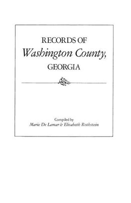 Records of Washington County, Georgia