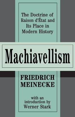 Meinecke, F: Machiavellism