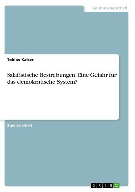 Salafistische Bestrebungen. Eine Gefahr für das demokratische System?