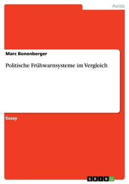 Politische Frühwarnsysteme im Vergleich