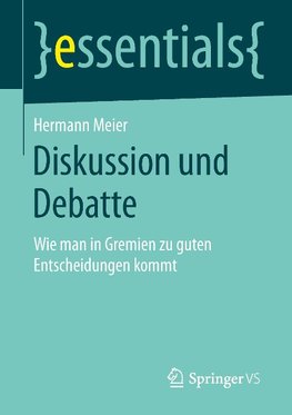 Diskussion und Debatte