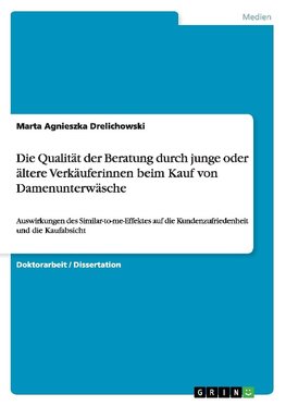 Die Qualität der Beratung durch junge oder ältere Verkäuferinnen beim Kauf von Damenunterwäsche