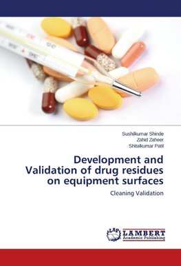 Development and Validation of drug residues on equipment surfaces