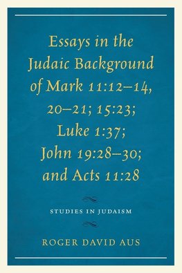 ESSAYS IN THE JUDAIC BACKGROUNPB