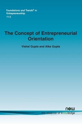 The Concept of Entrepreneurial Orientation