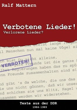 Verbotene Lieder! Verlorene Lieder?