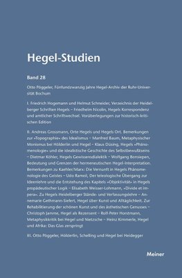 Hegel-Studien / Hegel-Studien