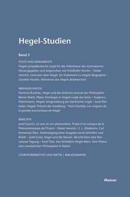 Hegel-Studien / Hegel-Studien