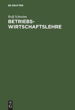 Betriebswirtschaftslehre