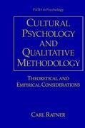 Cultural Psychology and Qualitative Methodology