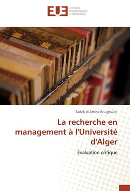 La recherche en management à l'Université d'Alger