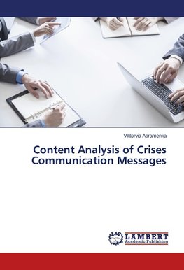 Content Analysis of Crises Communication Messages