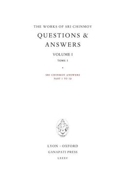 Answers I, tome 1