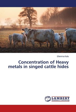 Concentration of Heavy metals in singed cattle hides