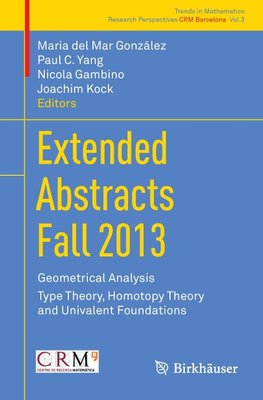 Extended Abstracts Fall 2013