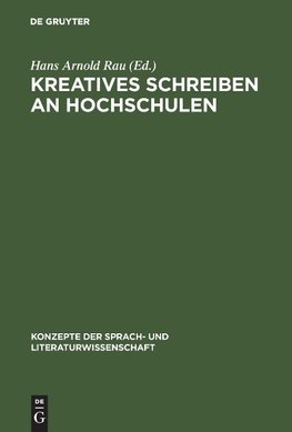 Kreatives Schreiben an Hochschulen