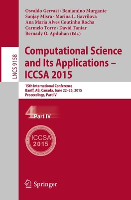 Computational Science and Its Applications -- ICCSA 2015