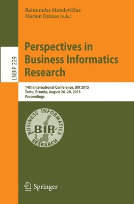 Perspectives in Business Informatics Research