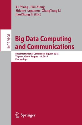 Big Data Computing and Communications