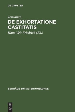 De exhortatione castitatis