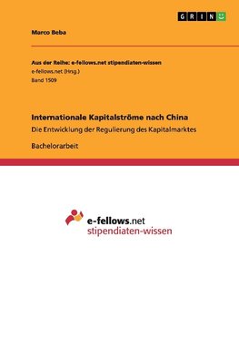 Internationale Kapitalströme nach China