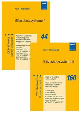 Blitzschutzsysteme 1 - Blitzschutzsysteme 2 (Set). 2 Bände