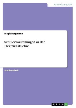 Schülervorstellungen in der Elektrizitätslehre