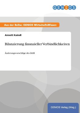 Bilanzierung finanzieller Verbindlichkeiten