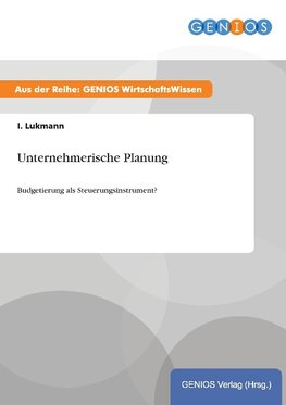 Unternehmerische Planung